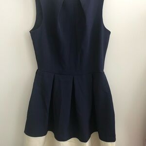 Closet Navy Blue Mini Dress